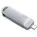 Флеш память USB 64Gb XO DK03 USB3.0+Type-C Silver, Серебристый