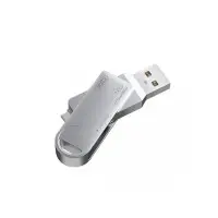 Флеш пам\'ять USB 128Gb XO DK03 USB3.0+Type-C Silver, Срібний