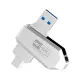 Флеш память USB 32Gb XO U50 USB3.0+Type-C Silver, Серебристый Флеш память USB 32Gb XO U50 USB3.0+Type-C Silver, Серебристый