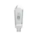 Флеш память USB 32Gb XO U50 USB3.0+Type-C Silver, Серебристый