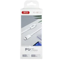 Кабель дата XO NB113 Type-C to Lightning PD (18W) 1м Білий