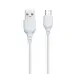 Кабель дата XO NB103 MicroUsb 1м Білий