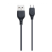 Кабель дата XO NB103 MicroUsb 1м Чёрный