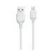 Кабель дата XO NB103 USB Type A - Lightning 1м Білий