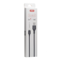 Кабель дата XO NB103 USB Type A - Lightning 1м Чорний Кабель дата XO NB103 USB Type A - Lightning 1м Чорний