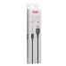 Кабель дата XO NB103 USB Type A - Lightning 1м Чорний