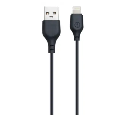 Кабель дата XO NB103 USB Type A - Lightning 1м Чорний
