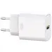 Мережевий зарядний пристрій XO L103 Q.C 3.0 3A 1USB White, Білий