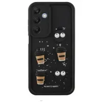 Чехол накладка Pretty Things Xiaomi Redmi 14C/Poco C75 Черная / Always Happy