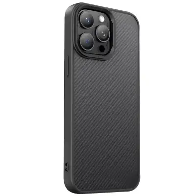 Чехол Накладка Carbon Protective MagSafe iPhone 13/ iPhone 14 Черная Чехол Накладка Carbon Protective MagSafe iPhone 13/ iPhone 14 Черная