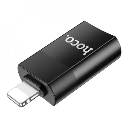 Перехідник адаптер OTG UA17 Lightning to USB Чорний Перехідник адаптер OTG UA17 Lightning to USB Чорний