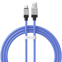 Кабель дата Baseus CoolPlay USB Type A - Type-C 100W 2м Синій Кабель дата Baseus CoolPlay USB Type A - Type-C 100W 2м Синій