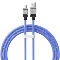 Кабель дата Baseus CoolPlay USB Type A - Type-C 100W 2м Синий
