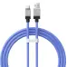 Кабель дата Baseus CoolPlay USB Type A - Type-C 100W 2м Синий