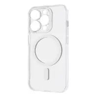 Чехол накладка Baseus Crystal MagSafe iPhone 15 Pro Прозрачная
