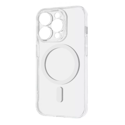 Чехол накладка Baseus Crystal MagSafe iPhone 15 Pro Прозрачная