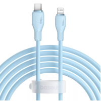 Кабель дата Baseus Pudding Type-C to Lightning 2.4A 1.2м Синій Кабель дата Baseus Pudding Type-C to Lightning 2.4A 1.2м Синій