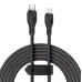 Кабель дата Baseus Pudding Type-C to Lightning 2.4A 1.2м Черный