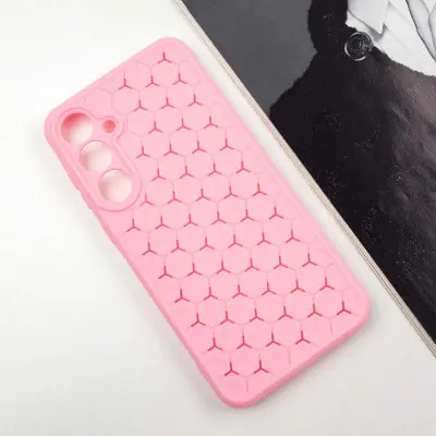 Чохол Накладка Honeycomb Samsung A155 (A15) Рожева