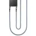 Чохол Накладка Transparent with Straps iPhone 15 Темно-сіра (Fog) Чохол Накладка Transparent with Straps iPhone 15 Темно-сіра (Fog)