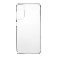 Чехол накладка SMTT Samsung G990 (S21 FE) Прозрачная