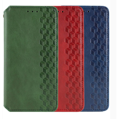 Чохол-книжка Getman Cubic Xiaomi Redmi Note 12S Зелена