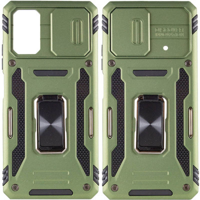 Чехол накладка Camshield Army Ring Xiaomi Poco X5 Оливковый /Army Green