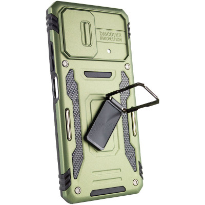 Чехол накладка Camshield Army Ring Xiaomi Poco X5 Оливковый /Army Green