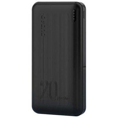 Универсальная мобильная батарея Повербанк Dudao K12pq 20W 20000mAh Черный