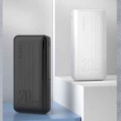 Универсальная мобильная батарея Повербанк Dudao K12pq 20W 20000mAh Черный