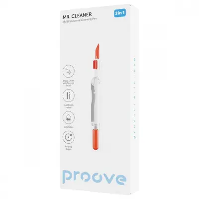 Чистящий набор для електроники Proove Mr.Cleaner 3in1 White, Белый