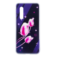 Чехол накладка Glass Fantasy Xiaomi Mi A3 /CC9e Тюльпаны