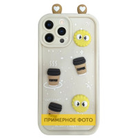 Чохол накладка Toys Ears Samsung A165 (A16) Рожева/Sand