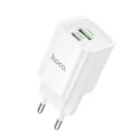 Сетевое зарядное устройство Hoco C149A Charm PD30W+QC3.0 (30W) White, Белый Сетевое зарядное устройство Hoco C149A Charm PD30W+QC3.0 (30W) White, Белый