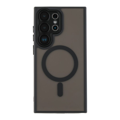 Чехол накладка Magnetic Matte Magsafe Samsung S938 (S25 Ultra)  Черная