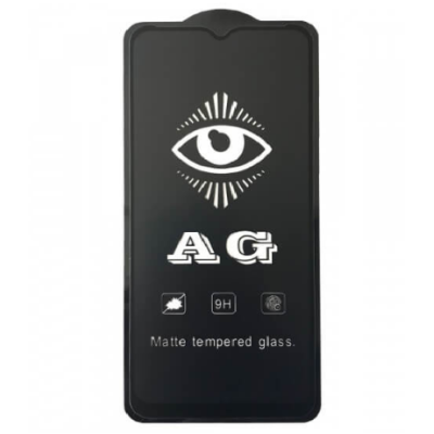 Защитное стекло Matte 3D Samsung A105 (A10)/A107 (A10s) Чёрное