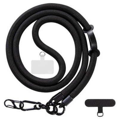 Шнурок для смартфона 120 cm (10мм) Черный