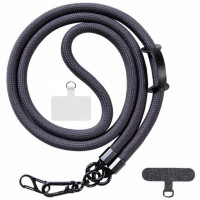 Шнурок для смартфона 120 cm (10мм) Темно-серый