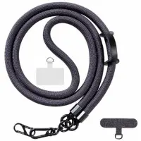 Шнурок для смартфона 120 cm (10мм) Темно-сірий