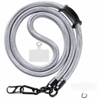 Шнурок для смартфона 120 cm (10мм) Серебрянный