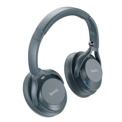 Беспроводные полноразмерные наушники Hoco W37 Bluetooth Headphones Stereo Smoky Blue, синие (уценка дефект упаковки)