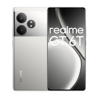 Смартфон Realme GT 6T 5G 8/256 GB Fluid Silver, срібло Смартфон Realme GT 6T 5G 8/256 GB Fluid Silver, срібло
