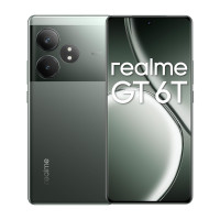 Смартфон Realme GT 6T 5G 8/256 GB Razor Green, зелений Смартфон Realme GT 6T 5G 8/256 GB Razor Green, зелений