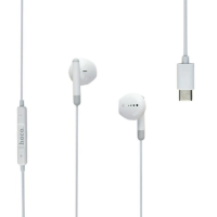 Проводные вакуумные наушники-гарнитура Hoco M93 Type-C Black, Белые Проводные вакуумные наушники-гарнитура Hoco M93 Type-C Black, Белые