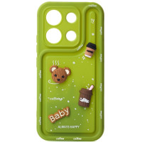 Чехол накладка Pretty Things Xiaomi Redmi Note 13 4G Зеленая Чехол накладка Pretty Things Xiaomi Redmi Note 13 4G Зеленая