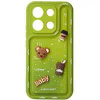 Чехол накладка Pretty Things Xiaomi Redmi Note 13 4G Зеленая