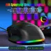 Проводная Мышь USB Y-FRUITFUL M63 RGB Black, Чёрный