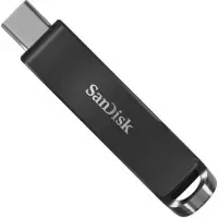 Флеш память USB 128Gb SanDisk Cruzer Ultra Type-C  Black, Черный