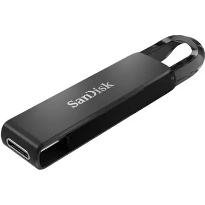 Флеш пам\'ять USB 128Gb SanDisk Cruzer Ultra Type-C Black, Чорний