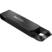 Флеш пам\'ять USB 128Gb SanDisk Cruzer Ultra Type-C Black, Чорний